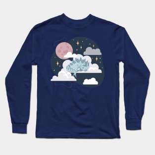 Sweet Sleepy Dino Long Sleeve T-Shirt